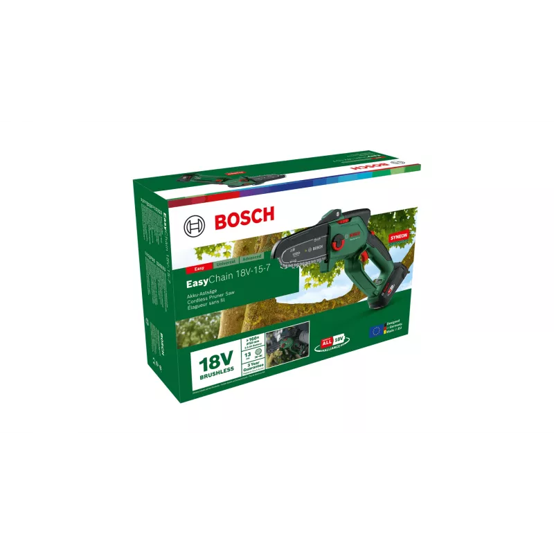 Bosch EasyChain 18V-15-7 Must, Roheline