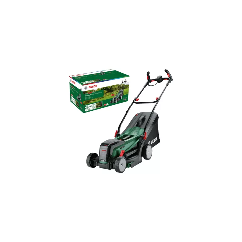 Bosch 37-550 Akutoitega järelkõnnitav muruniiduk Must, Roheline