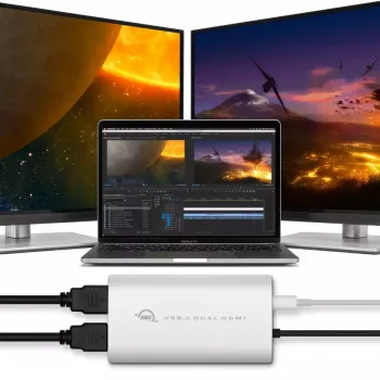 USB-graafikaadapter OWC CADPDL2HDMI 3840 x 2160 pikslit Hõbedane