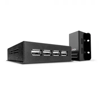 Lindy 50m 4-pordiline USB 2.0 Cat.6 pikendaja, võrgusaatja ja -vastuvõtja, 50 m, 480 Mbit/s, Cat5, Cat5e, Cat6, NS1021, fosforpronks