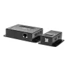 Lindy 50m 4-pordiline USB 2.0 Cat.6 pikendaja, võrgusaatja ja -vastuvõtja, 50 m, 480 Mbit/s, Cat5, Cat5e, Cat6, NS1021, fosforpronks