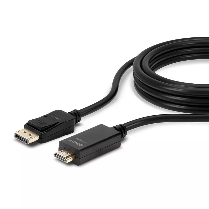 Lindy 2m DisplayPort–HDMI 10.2G kaabel