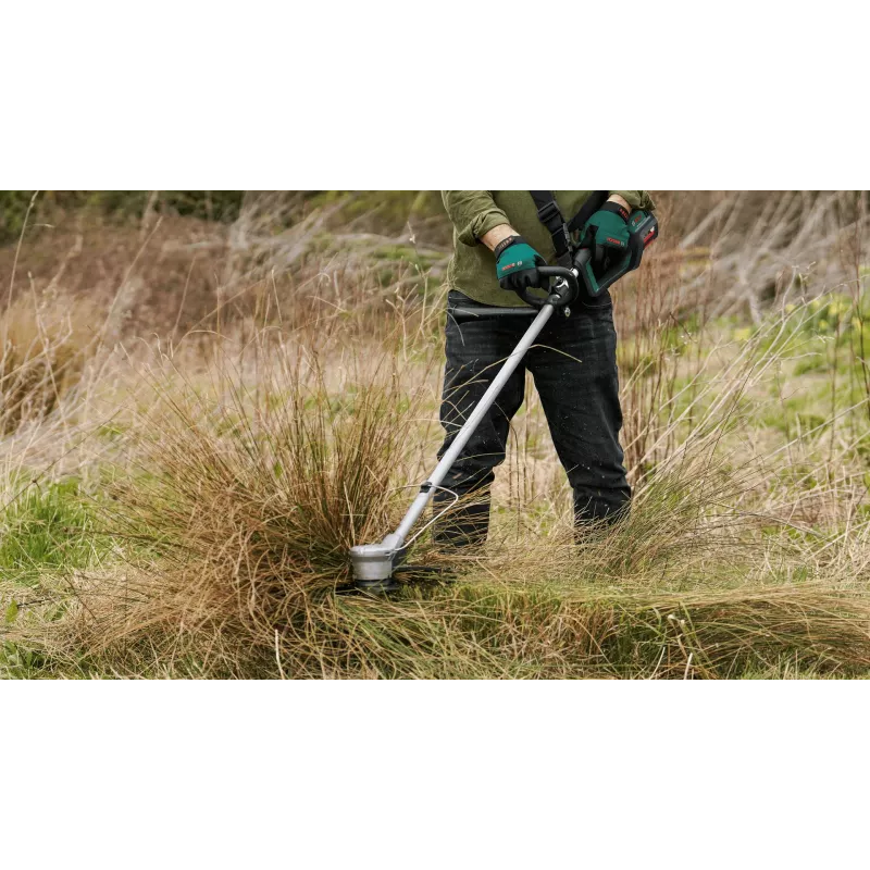 Bosch BrushCut juhtmeta murukäärid 2,4 mm 36 V liitiumioon (Li-Ion) roheline