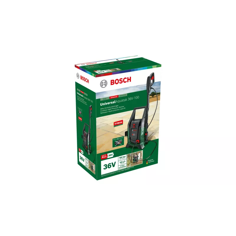 Survepesija Bosch UniversalAquatak 36V-100 — 100 baari, 36 V akutoitel