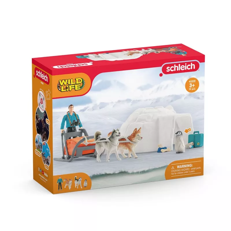 Zoo Schleich WILD LIFE Antarktika ekspeditsioon Mitmevärviline 42558