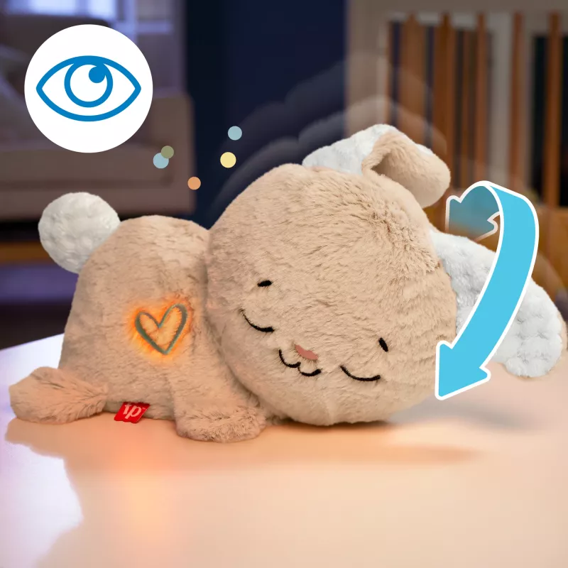Fisher-Price Soothe & Settle Bunny pehme beebimänguasi ja kohandatav helimasin liikumisega