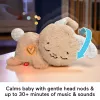 Fisher-Price Soothe & Settle Bunny pehme beebimänguasi ja kohandatav helimasin liikumisega