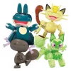 MEGA Pokémoni vaateratta lõbus ehitusmänguasjade komplekt, 4 tegevusfiguuriga (393 tükki) lastele