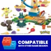 MEGA Pokémoni vaateratta lõbus ehitusmänguasjade komplekt, 4 tegevusfiguuriga (393 tükki) lastele