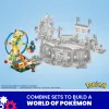 MEGA Pokémoni vaateratta lõbus ehitusmänguasjade komplekt, 4 tegevusfiguuriga (393 tükki) lastele