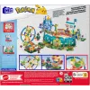 MEGA Pokémoni vaateratta lõbus ehitusmänguasjade komplekt, 4 tegevusfiguuriga (393 tükki) lastele