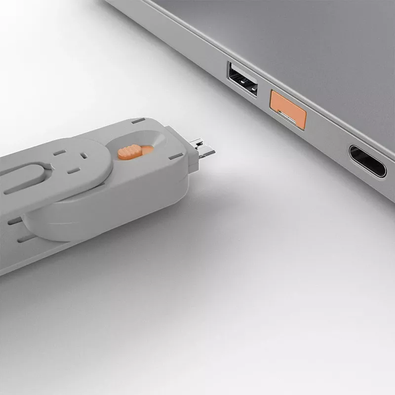 Pordiblokeerija Lindy USB Port Blocker 4 tk komplekt, värvikood oranž