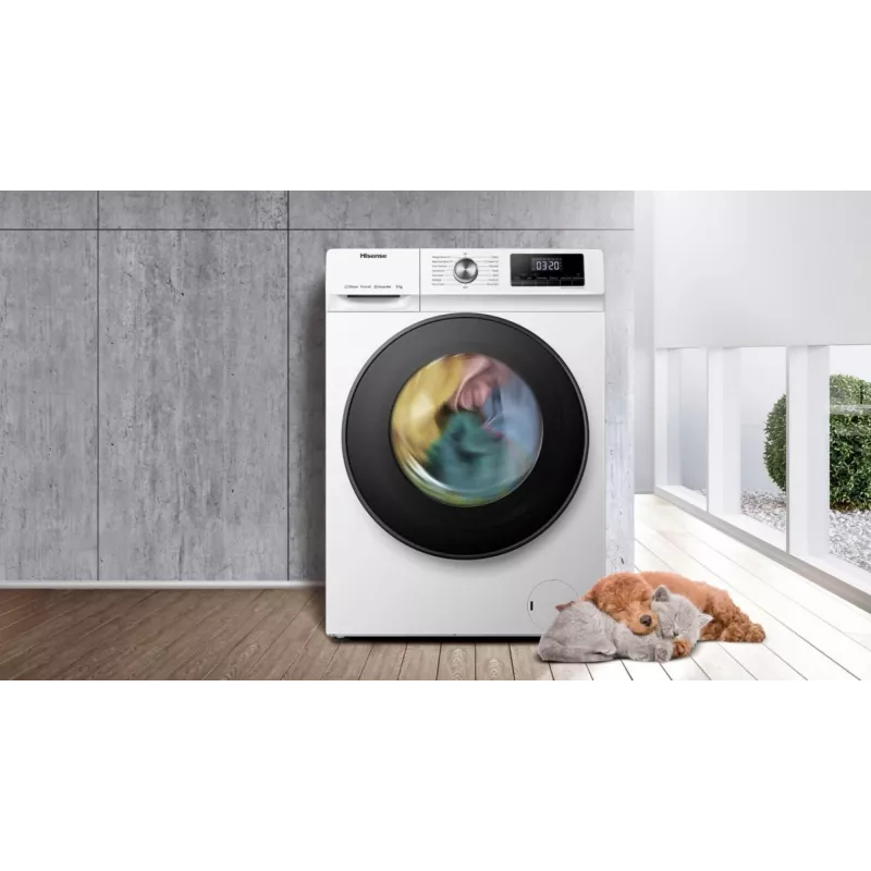Hisense WFQA7014EVJM pesumasin eesttäidetav 7 kg 1310 p/min valge