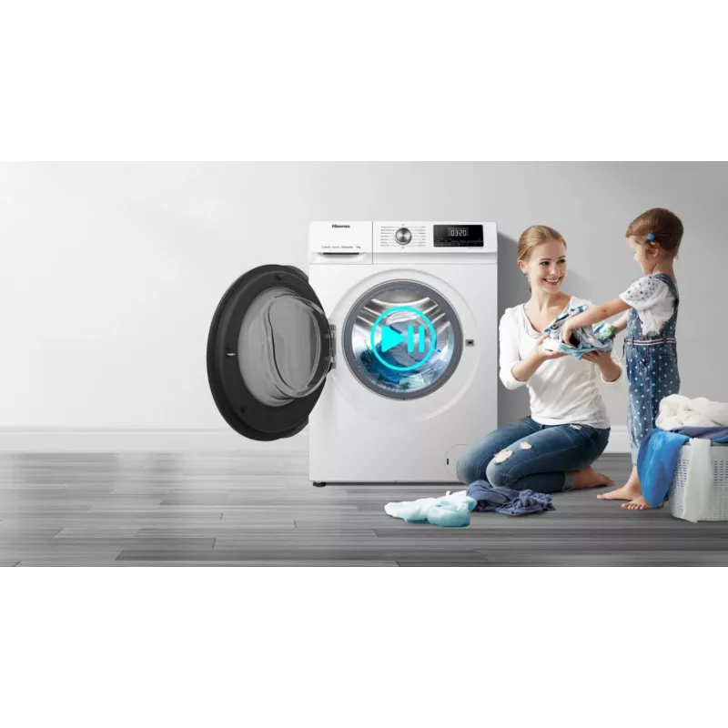 Hisense WFQA7014EVJM pesumasin eesttäidetav 7 kg 1310 p/min valge