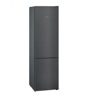 Siemens iQ500 KG39E8XBA külmik-sügavkülmik Vabaltseisev 343 L Must, Roostevaba teras