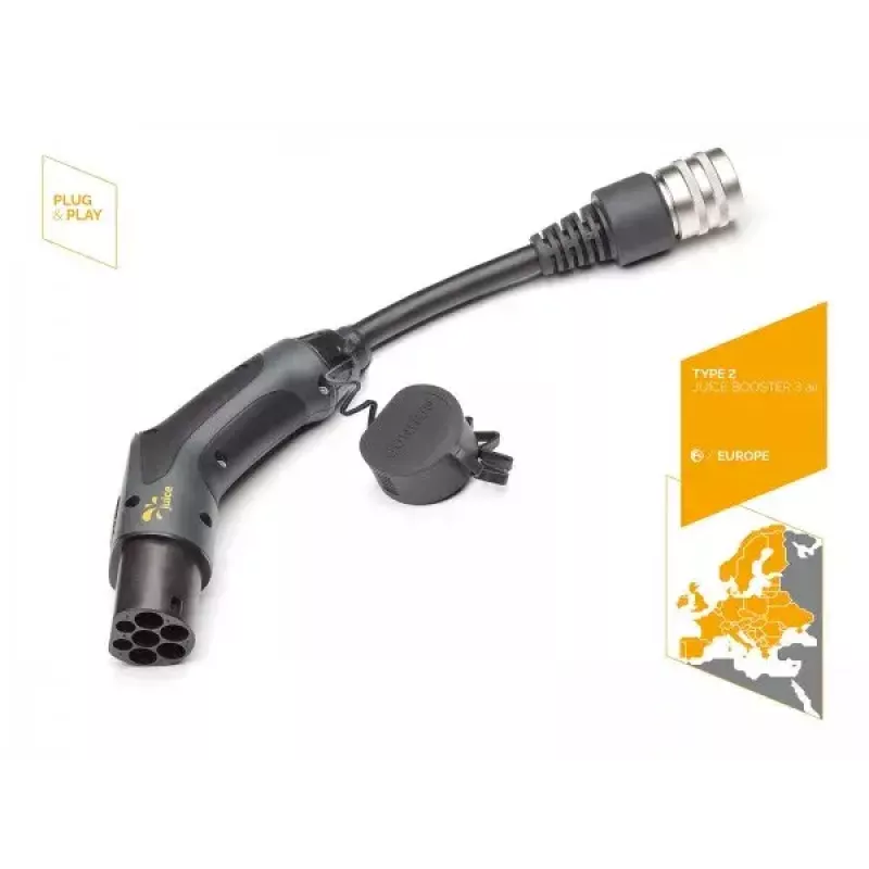 Laadimisadapter Juice Technology EP-JCT2A Must Sise- ja välistingimustesse