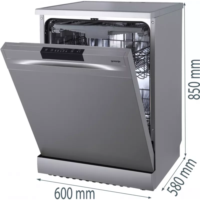 Gorenje GS620C10S vabalt seisev 14 komplekti nõudepesumasin
