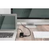 DIGITUS ASSMANN DisplayPort-üleminekukaabel, DP - HDMI+DVI+VGA M-F/F/F, 20 cm, 3-in-1 multimeediakaabel, CE, must
