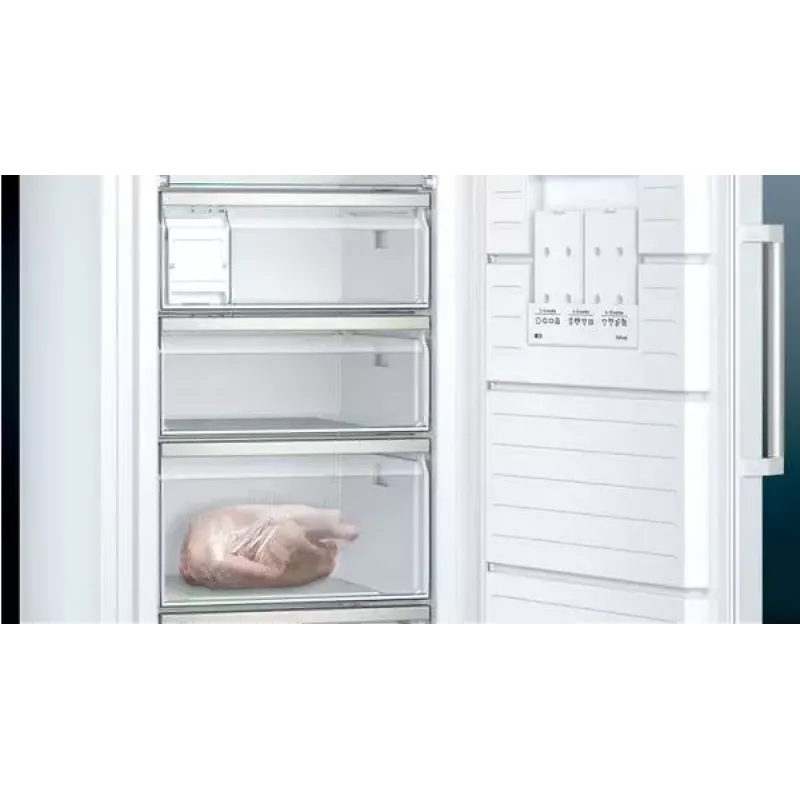 Siemens iQ500 GS58NAWDV sügavkülmuti Püstkülmik Eraldiseisev 366 L Valge