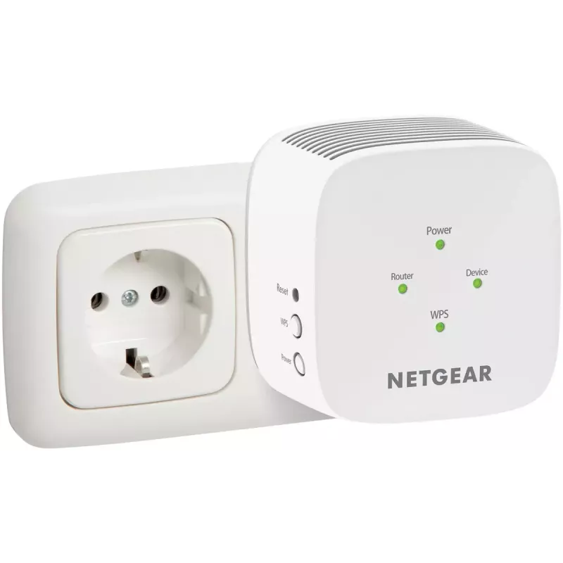 NETGEAR EX6110 võrgusaatja ja -vastuvõtja, valge, 10, 100, 300 Mbit/s