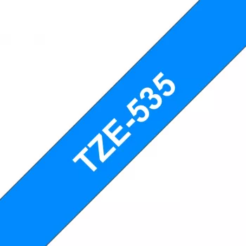Sildilint Brother TZe535 12mm Valge sinisel