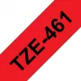 Lamineeritud lint Brother TZe461 36 mm Must punasel