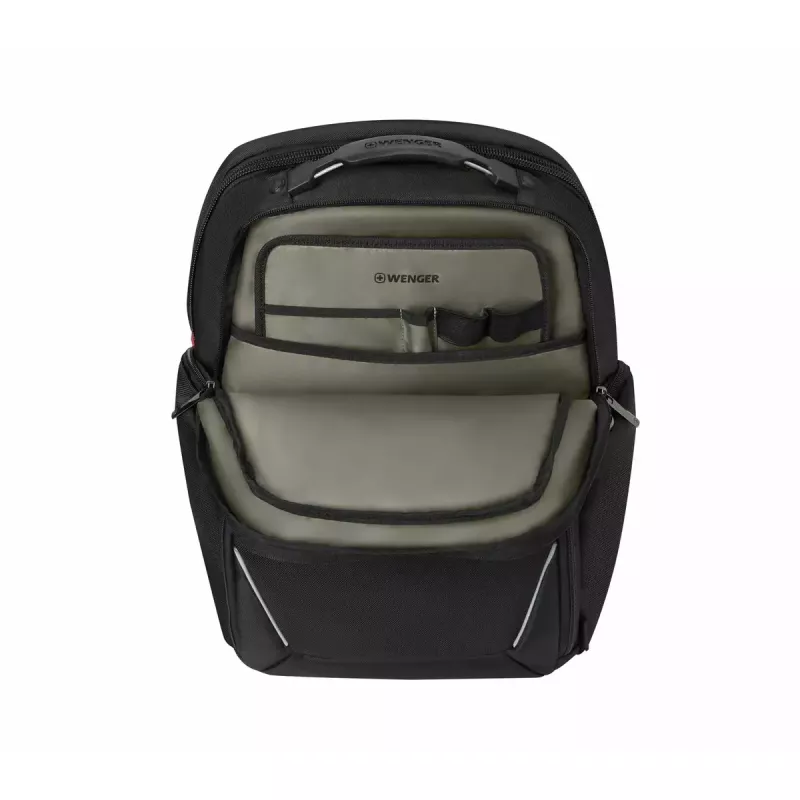 Vabaajakott Wenger SwissGear Meteor Must Polüester PVC rPET