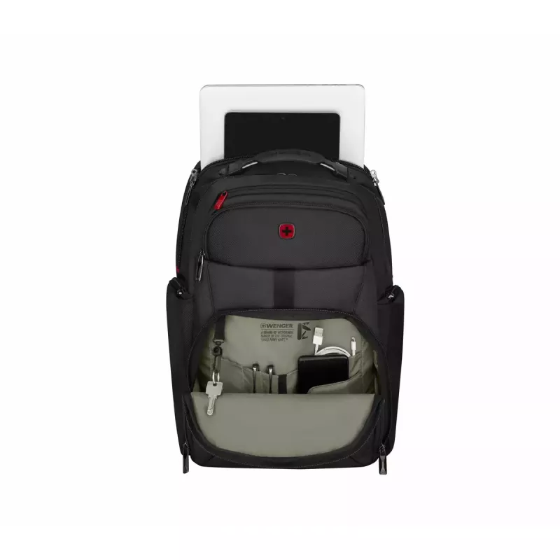 Vabaajakott Wenger SwissGear Meteor Must Polüester PVC rPET