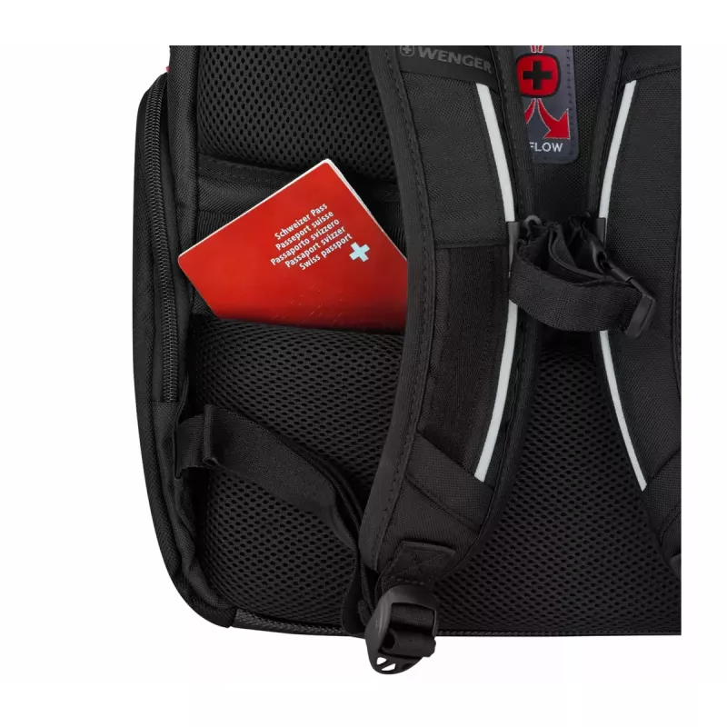 Vabaajakott Wenger SwissGear Meteor Must Polüester PVC rPET