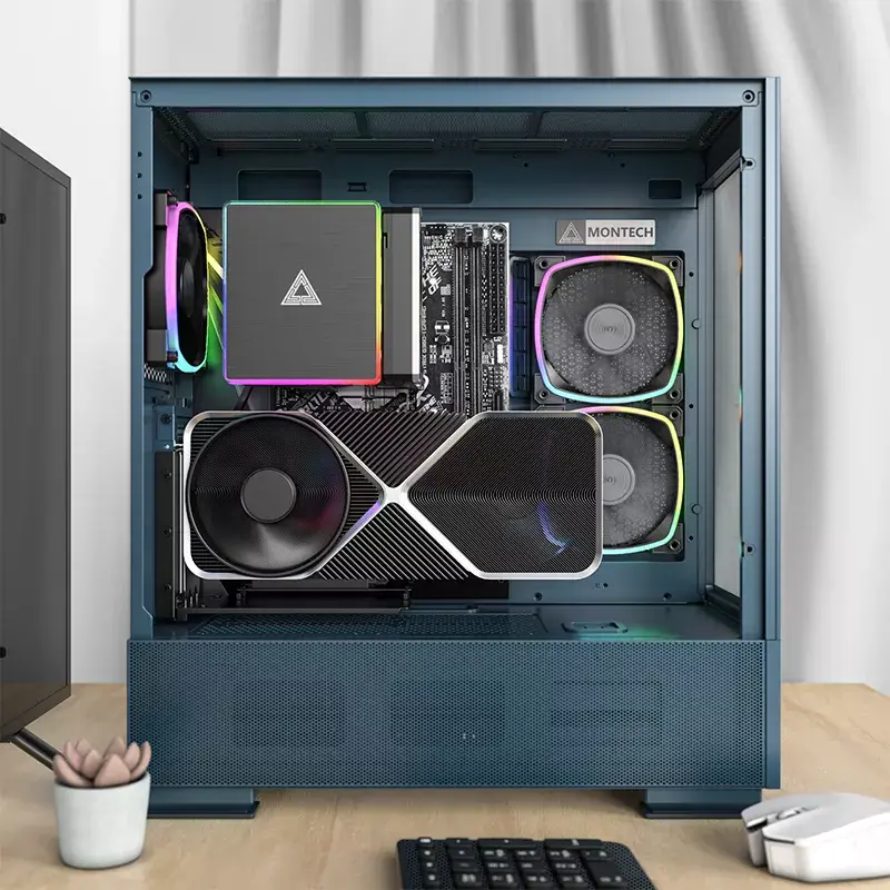 PC-korpus Montech SKY TWO Midi Tower sinine