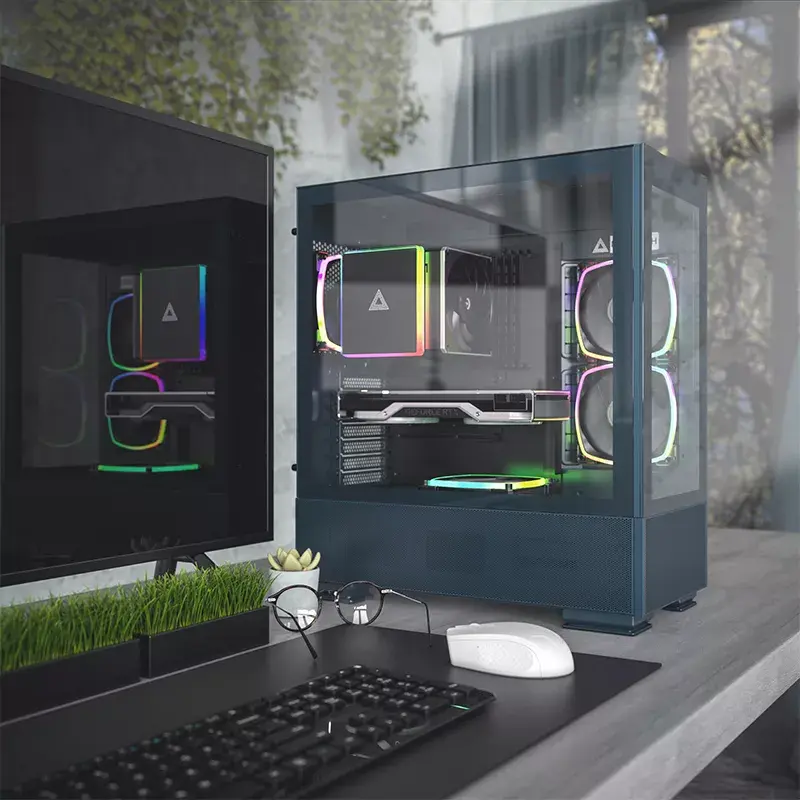 PC-korpus Montech SKY TWO Midi Tower sinine