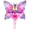 Barbie Dance and Flutter nukk 2-in-1 transformatsiooniga tantsijast liblikaks, lillad juuksed