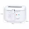 Sügavfritüür Clatronic FR 3771 2,5 L 1800 W Valge