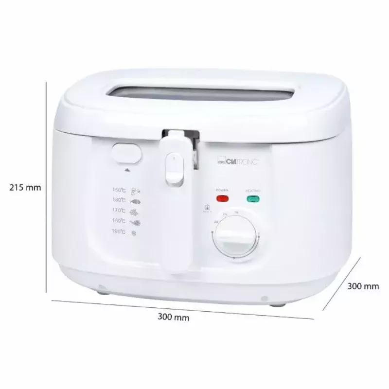 Sügavfritüür Clatronic FR 3771 2,5 L 1800 W Valge