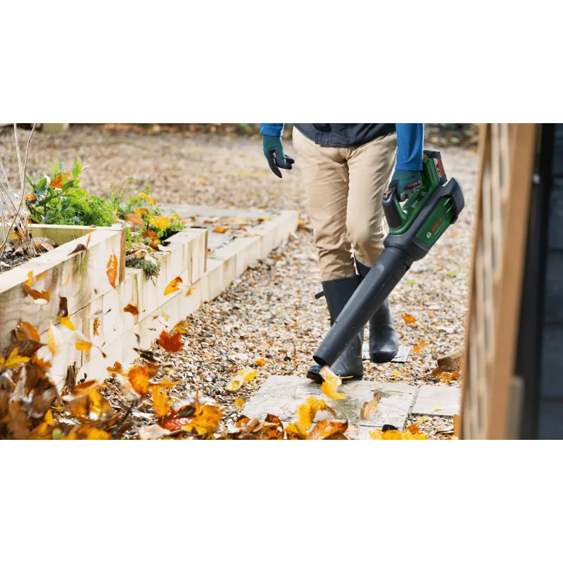 Bosch AdvancedLeafBlower 36V-750 (1x2,0Ah), käeshoitav lehepuhur, 100 km/h, 200 km/h, aku, 1,5 m/s², 254 mm