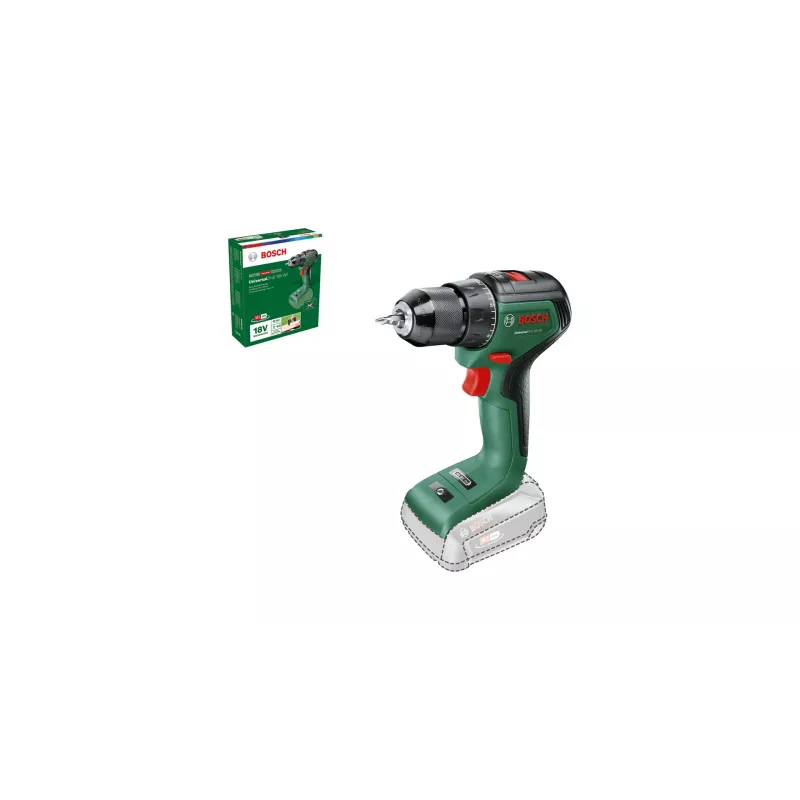 Bosch Universal Drill 18V-60 1900 RPM Keyless 1,3 kg must, roheline