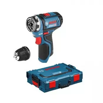 Bosch GSR 12V-15 FC Professional Keyless 600 g Must, Sinine