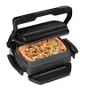 Kontaktgrill Tefal GC7148 — 2000 W, roostevabast terasest korpus, ristkülikukujuline, reguleeritav termostaat, restiga pealispind, 365×365×175 mm