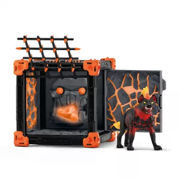 Action/Adventure Schleich BattleCave Lava Hyena Multicolour 42674