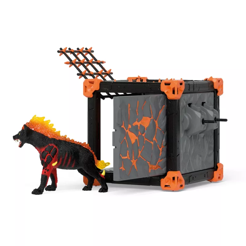 Action/Adventure Schleich BattleCave Lava Hyena Multicolour 42674