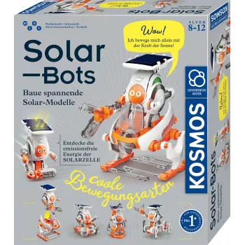 Kosmos Solar Bots, katsetamiskomplekt, taastuvenergia, 8 a.