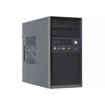 Chieftec CT-01B-350GPB arvutikorpus Mini Tower must 350 W
