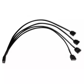 RGB-jagajakaabel Alphacool 18711 5V Must 300mm