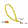 Taasavaldatav kaabliside DELOCK 18761 — nailon, 300 mm x 7,6 mm, kollane, 100 tk