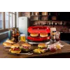 Ariete 205 Hamburger Maker Party Time, hamburgerimasin, 1200 W, topelt mittenakkuvad plaadid, 2 kambrit, lihtne puhastada, punane
