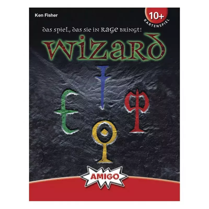 Kaardimäng AMIGO Wizard (mudel 06900) — strateegiline peremäng, 10+ aastat, 45 min