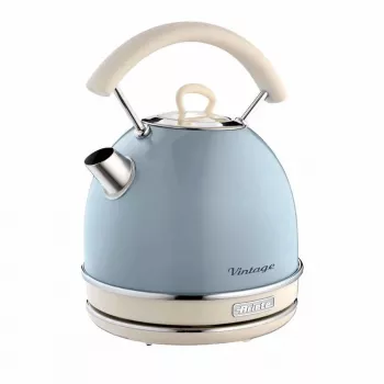Ariete 2877 Veekeetja Vintage, 1,7L, juhtmeta, sinine, 1,7 L, 2000 W, helesinine, veetaseme indikaator, juhtmeta, filtreerimine