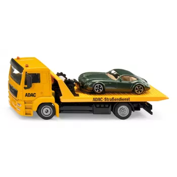 Automudelite komplekt Siku MAN avariiauto ADAC, eelmonteeritud 1:55 mõõtkavas, 58×170×57 mm