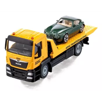 Automudelite komplekt Siku MAN avariiauto ADAC, eelmonteeritud 1:55 mõõtkavas, 58×170×57 mm
