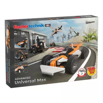 Ehitusmänguasi Fischertechnik Advanced Universal Max mudelikomplekt 571904 — modulaarne mehaaniline ehituskomplekt
